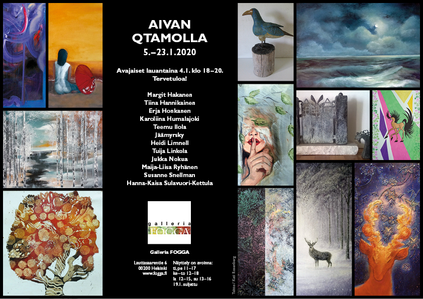 Aivan Qtamolla, 5. - 23.1.2020, Galleria Fogga, Helsinki